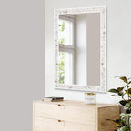 Tanmicoshomy Brown Shell Framed Rectangular Wall Mirrors - Image 7