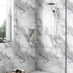 Chejiaye 22pcs Marble Peel and Stick Backsplash Surface Waterproof Wall Panels - Image 2