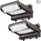 Dusk to Dawn100W Rotatable LED Wall Pack Light, 5000K 14000LM 400-600W HPS/HID by LEDLightingManufacturer
