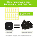 500Pcs Acoustic Foam Panels Tape, Removable Mounting Tape - Image 2