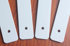 6 Pack - 10 inch White Hidden L Shelf Bracket Iron Floating Shelf Brackets - Image 5