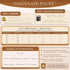 RITOLLO 4 Pack Wood Panels for Wall - Image 6