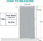 NICETOWN Patio Blind Blackout Curtain Panels - Image 7