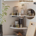Corner Shelf Wall Mount, Floating Corner Shelves, Rustic Wood Wall Storage - Image 7