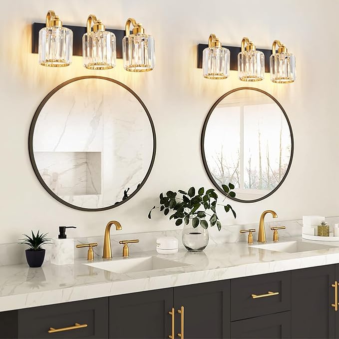 Modern Crystal Bathroom Vanity Lights, Crystal Wall Lighting - Image 7