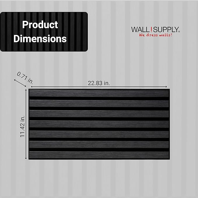 Wall!Supply 3D Soundproof Wall Panels – Acoustic Anthracite Finish – EPS Foam - Image 5
