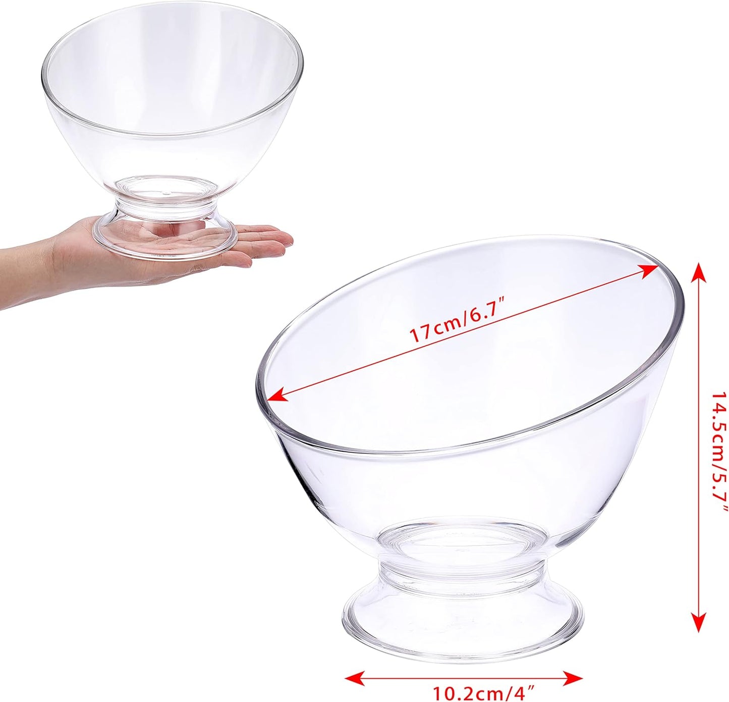 ELLDOO Coffee Pod Holder, Plastic Coffee Capsule Storage for K Cup Nespresso Vertuo Keurig, Creamer Organizer Candy Dish Fruit Jar Container Salad Bowl for Countertop, Kitchen, Breakroom