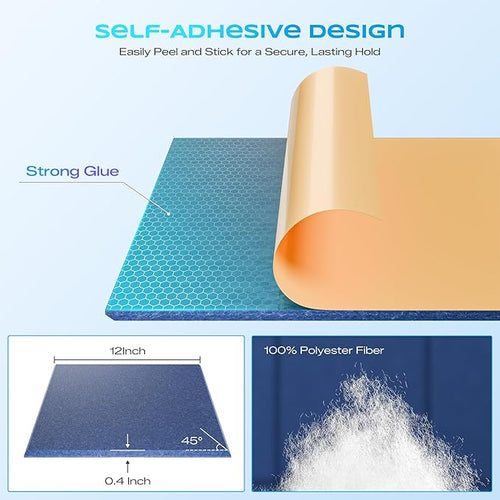 12 Pack Self-Adhesive Acoustic Panels, Soundproof Wall Panels - Image 2