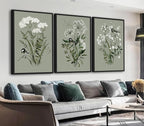Large Flowers Canvas Wall Art by ASDCEUTICALS