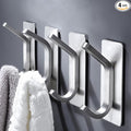 DELITON Adhesive Towel Hooks for Bathroom by DELITON