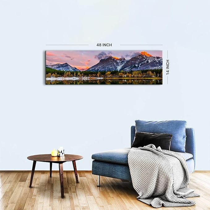 Sunset Landscape Canvas Wall Art - Image 6