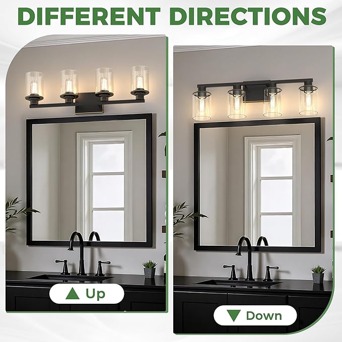 DORESshop 4-Light Vanity Light Fixtures, Modern Vanity Lights - Image 6