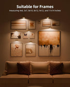 EZVALO Picture Lights for Wall, 2000mAh Rechargeable Battery Magnetic Poster - Image 7
