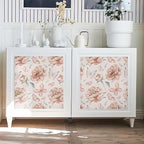 Safiyya Peel and Stick Wallpaper Floral Pink Wallpaper Pink Peony Contact Paper - Image 3