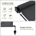 Shade&Beyond Outdoor Roller Shades 4' W x 8' H Cordless Patio Roll Up Blinds - Image 5