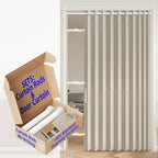 AJAZZ Blackout Accordion Door Curtain by AJAZZ