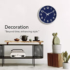 Roymnie Wall Clock 12 Inch Silent Wall Clocks Battery Operated- Modern Non - Image 5