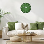 XFM Modern Simple Wall Clocks Battery Operated 20 Inch Large Green Analog Wall - Image 2