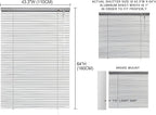 YIIBAII Mini Blinds Suitable for 44" W x 64" H Windows 1" Aluminum Horizontal - Image 6