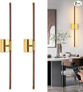 Morauroral Walnut Battery Operated Wall Sconce by Morauroral