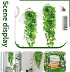 Fake Hanging Plants Vinesfor Room Decor, Artificial Ivy Greenery Garlands - Image 4