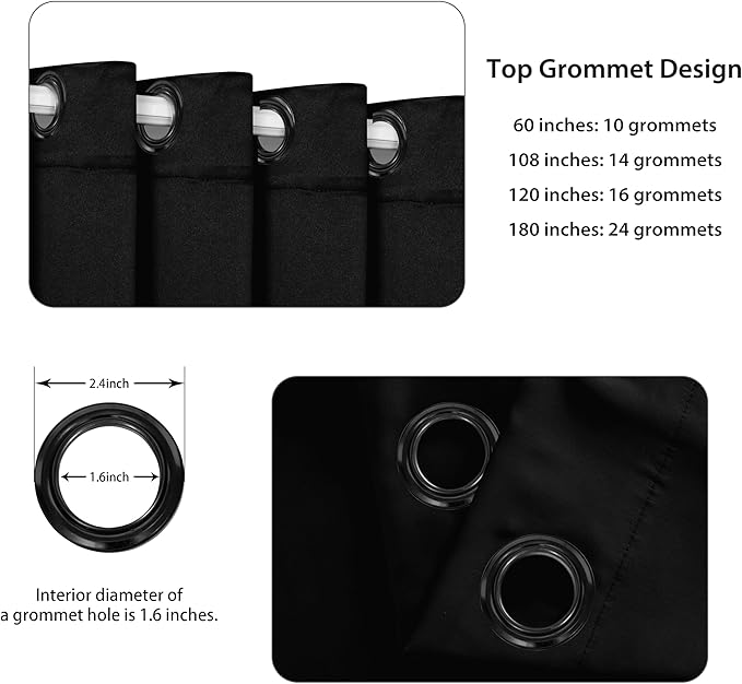 BONZER Black Curtain Dividers - Image 2