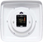 Infinity Instruments Retro Wall Clock – 9-Inch Square Silent Non-Ticking - Image 4