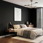 FUKU MON 24"x394" Black Wallpaper Peel and Stick Black Contact Paper Matte - Image 3