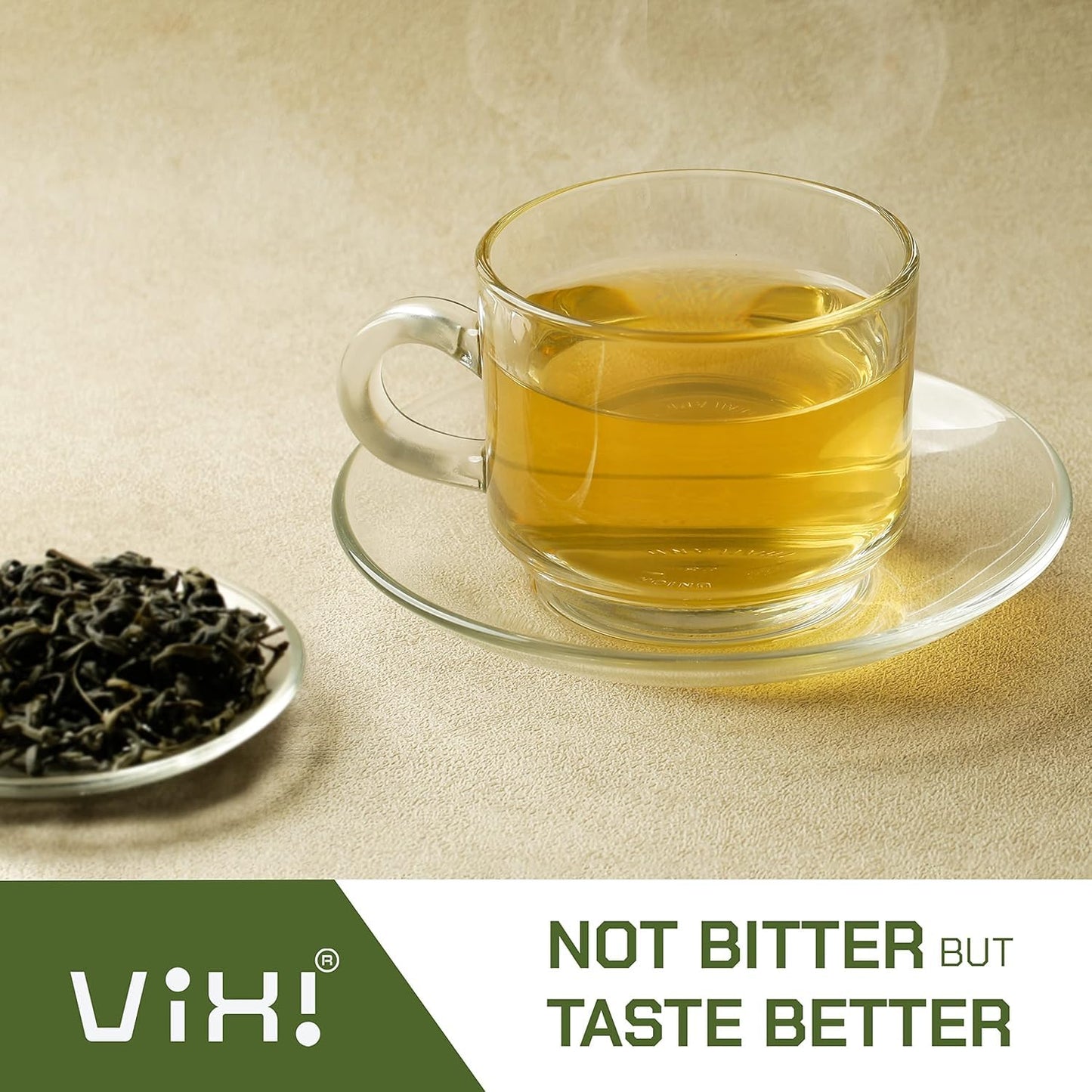 VIXI Green Oolong Tea Loose Leaf, 16.00 Oz, Vietnam's Mountain Tea, Caffeinated, Dried Whole Full Large Leaves, 100% Natural from Ancient Tea Tree, Perfect for Hot and Cold Brew