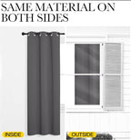 NICETOWN Bedroom Blackout Curtains Panels - Image 6