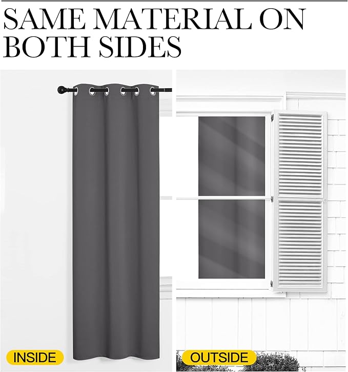 NICETOWN Room Dividers Curtains Screens Partitions, Premium Heavyweight Laundry - Image 5