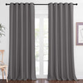 NICETOWN Blackout Grey Curtains Panel by NICETOWN