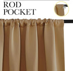 NICETOWN Blackout Curtains Window Draperies, 70 by 95 inches Long, Window - Image 2