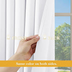 RYB HOME Blackout Thermal Insulated Curtains, Portable Curtain - Image 5