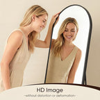 Antok 58" x21” Arched Full Length Floor Mirror, Free Standing/Wall Mount/Leaning - Image 6