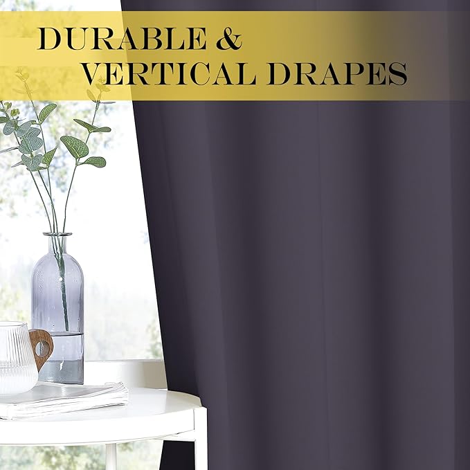 NICETOWN 66 Inch Long Blackout Curtains - Image 3