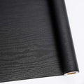Abyssaly Black Wood Peel and Stick Wallpaper Decorative Self-Adhesive Contact by Abyssaly