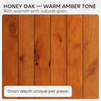 Homeforia 48 inch Oak Floating Shelf, High End Solid Real Wood 48inch Floating - Image 7