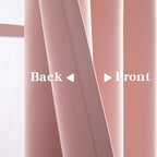 IGEMAEVE Gossamer Pink Curtains 84 Inch Length 2 Panels Set, Light Filtering - Image 4