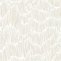 Theper Beige Peel and Stick Wallpaper Boho 17.3"×118" Modern Striped Removable by Theper