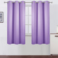 LEMOMO Lavender Blackout Curtains 38 x 63 Inch Length/Set of 2 Curtain by Lemomo