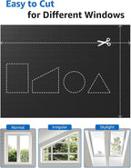 Sumobaby Blackout Curtains for Bedroom Portable 71"x70", No Drill Blackout - Image 4
