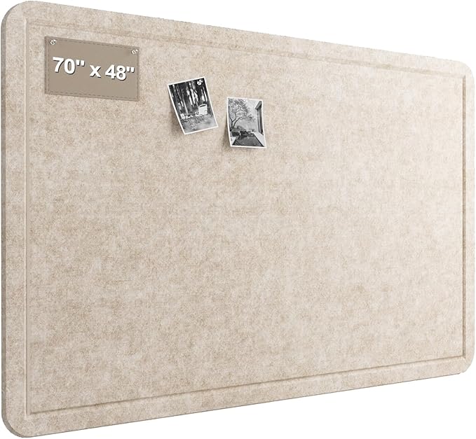 Large Felt Bulletin Board for Wall, Soft Felt Cork Board for Office, Home - Image 8
