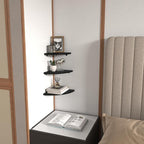 HORLIMER Floating Corner Shelf Wall Mount, Living Room - Image 5