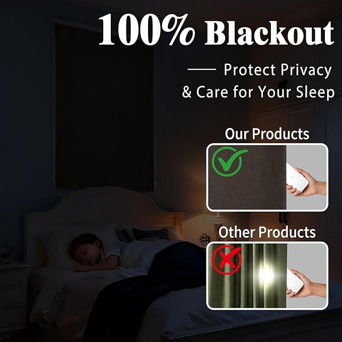 Adhesive 100% Blackout Curtain - Image 2