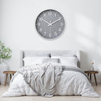 HZDHCLH Wall Clocks Battery Operated, Wall Clock Gray, 12 inch Wall Clock - Image 8