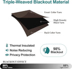 ChrisDowa Brownout Curtains 72 inches Long - Image 4