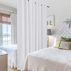 RYB HOME Separation Room Divider Curtain Heavy Duty Share Space Ceremony Window - Image 3