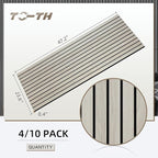 TO-TH Wood-Look Acoustic Panel, 4 Pack 47.2” x 23.6” Soundproof Wall Panels - Image 7