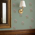 17.3" x 118.1" Vintage Floral Wallpaper Peel and Stick Boho Wallpaper Removable by LUKUUI